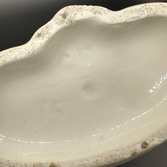 Antique Old Paris Porcelain Spill Bridal Vases Floral Scalloped Edges Pair READ - Picture 8 of 12